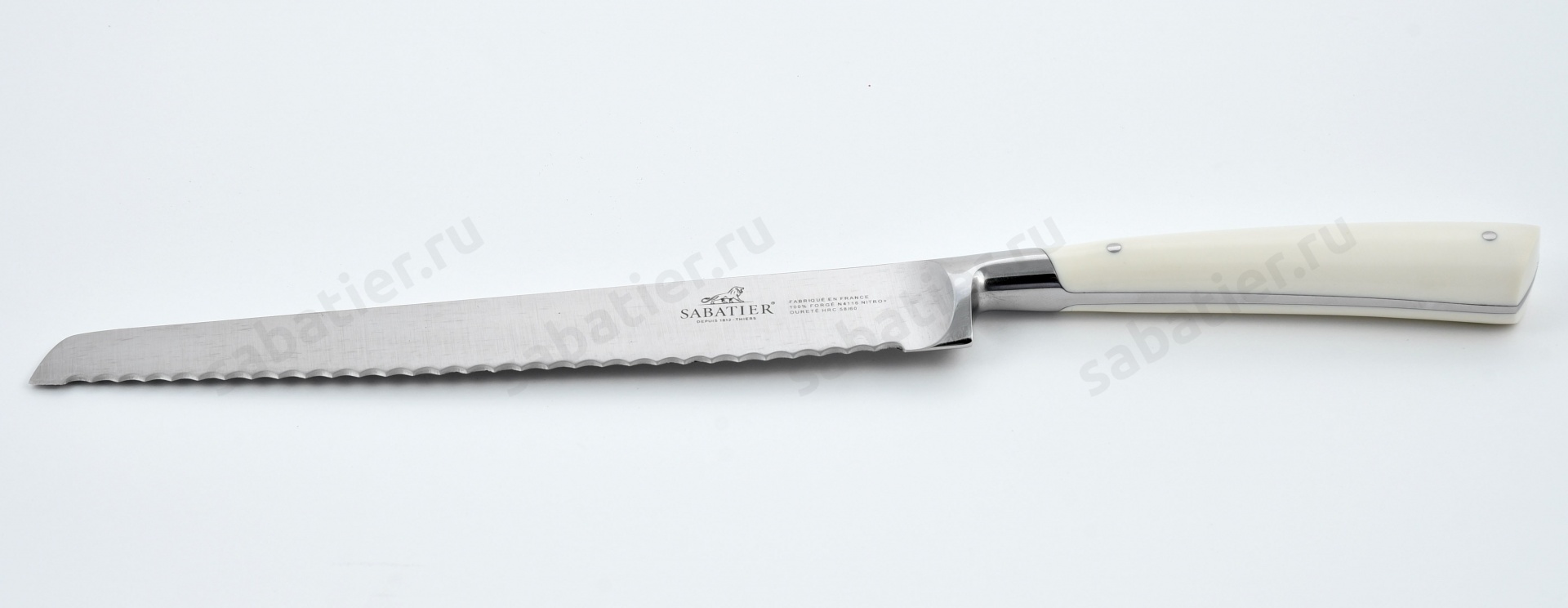 Нож для хлеба Edonist 20 см перламутровая ручка