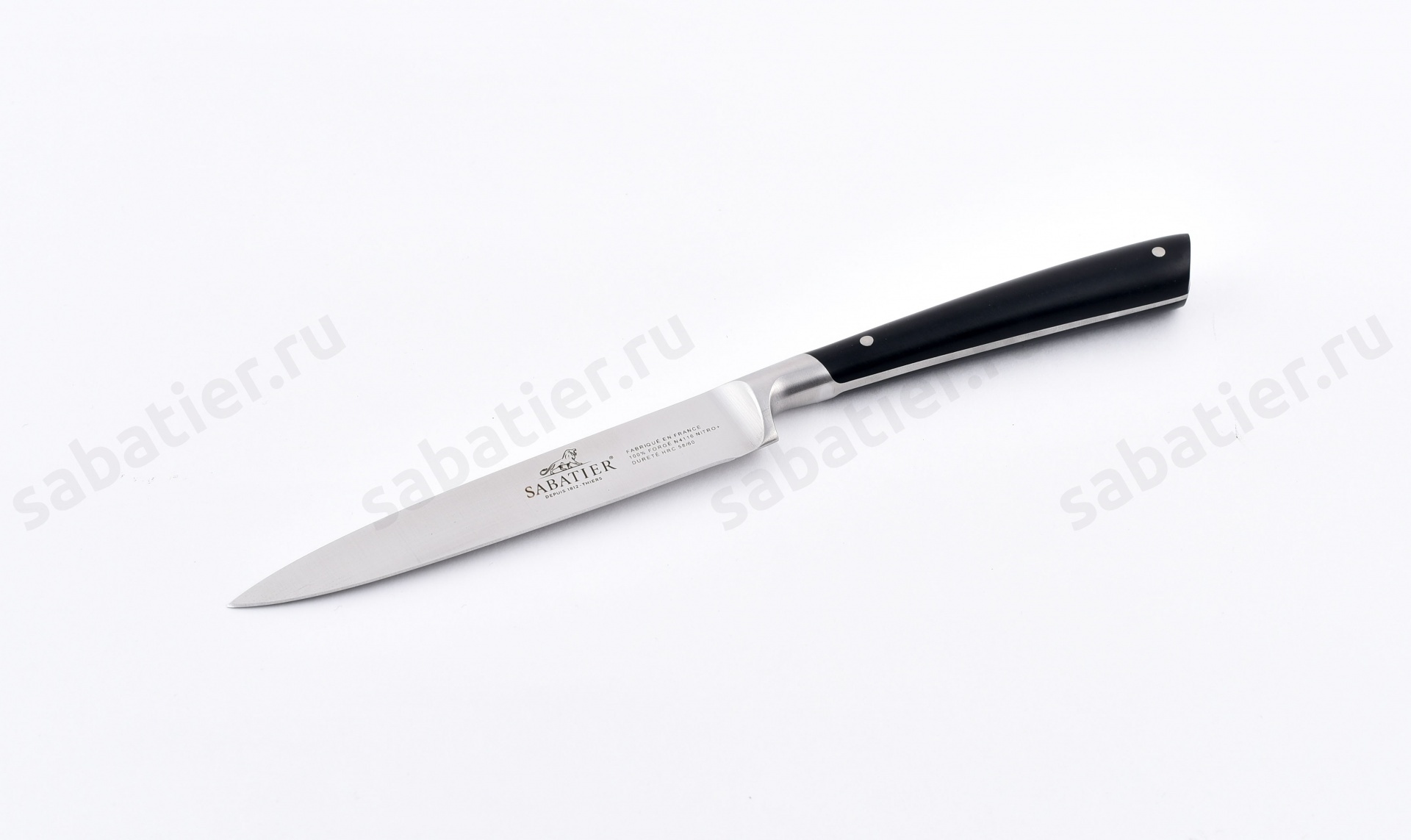 Нож для чистки Edonist 13 см черная ручка