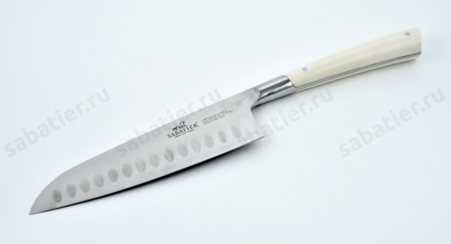 Нож Santoku Edonist перламутровая ручка