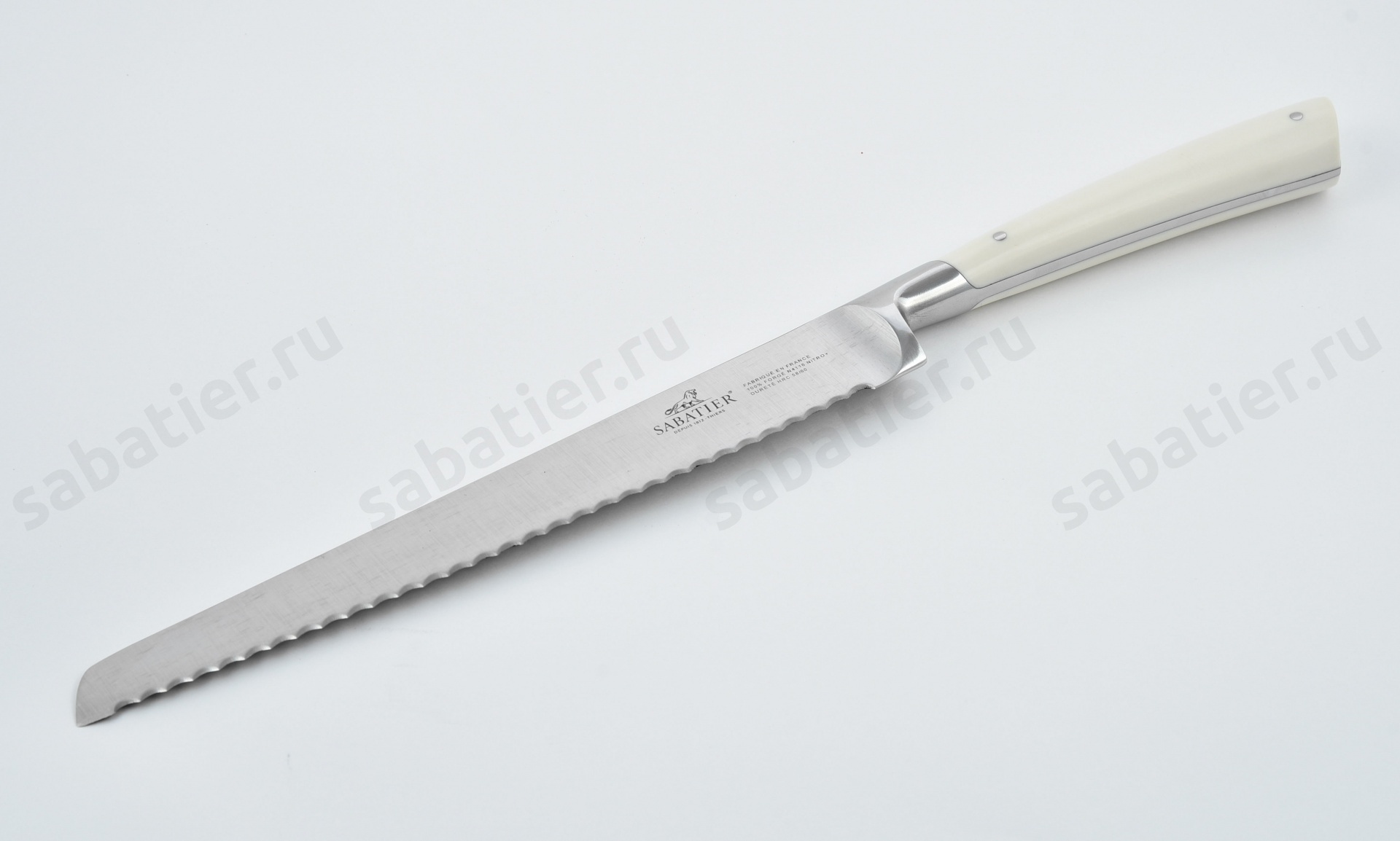 Нож для хлеба Edonist 20 см перламутровая ручка